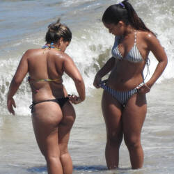 Pic #2 Asses From Brazil - Beach, Brunette, Outdoors, Bikini Voyeur