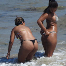 Pic #3 Asses From Brazil - Beach, Brunette, Outdoors, Bikini Voyeur