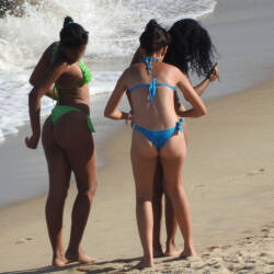 Pic #3 Asses From Brazil - Beach, Brunette, Outdoors, Bikini Voyeur