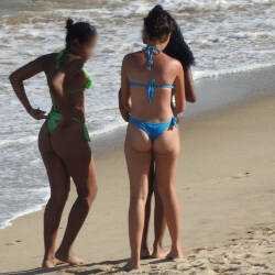 Pic #4 Asses From Brazil - Beach, Brunette, Outdoors, Bikini Voyeur