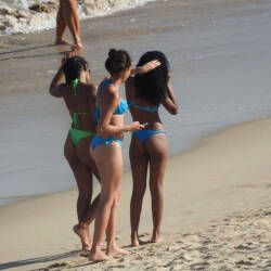 Pic #10 Asses From Brazil - Beach, Brunette, Outdoors, Bikini Voyeur