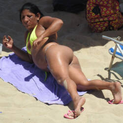 Pic #2 Beautiful Woman - For The Admirers Of My Photos - Beach, Brunette, Outdoors, Bikini Voyeur