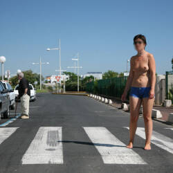 Pic #6 Body Painted And Naked In Public - Nude Girls, Public Exhibitionist, Flashing, Outdoors, Public Place, Amateur