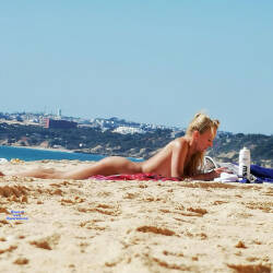 Pic #1 German Beach Babe - Nude Girls, Beach, Blonde, Outdoors, Beach Voyeur