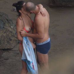 Pic #2 More Vacation fun - Nude Girls, Beach, Brunette, Outdoors, Beach Voyeur