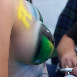 Pic #6 Motorcycle Rally - Big Tits, Blonde, Outdoors, Public Place