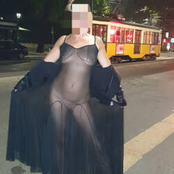 Pic #1 I Love Milan - Big Tits, Public Exhibitionist, Flashing, Outdoors, Public Place, See Through, Amateur