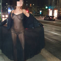 Pic #8 I Love Milan - Big Tits, Public Exhibitionist, Flashing, Outdoors, Public Place, See Through, Amateur