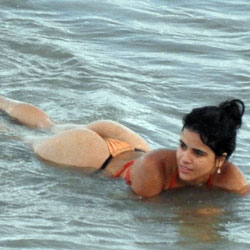 Pic #1 Delicious Ass From Recife City - Brunette, Outdoors, Bikini Voyeur