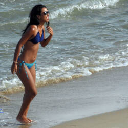 Pic #3 Boa Viagem Beach, Recife City - Beach, Brunette, Outdoors, Bikini Voyeur