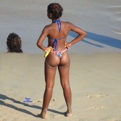 Ass From Recife City, Brazil - Beach, Brunette, Outdoors, Bikini Voyeur