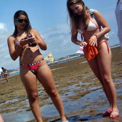 Pic #2 Big Ass In Porta Beach, Recife City - Beach, Brunette, Outdoors, Bikini Voyeur