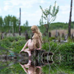 Pic #5 Photoset On The Swamp! - Nude Girls, Blonde, Outdoors, Nature, Amateur, Medium Tits