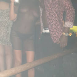 Pic #2 Sex At Espuma Party - Big Tits, Public Exhibitionist, Flashing, Outdoors, See Through, Amateur