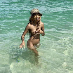 Pic #4 Nude Beach Babe - Nude Girls, Beach, Ebony, Outdoors, Amateur, Medium Tits