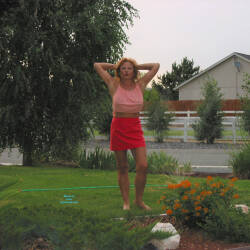 Pic #2 Sweetness In The Front Yard - Big Tits, Mature, Outdoors, Bush Or Hairy, Amateur