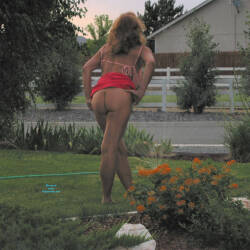 Pic #5 Sweetness In The Front Yard - Big Tits, Mature, Outdoors, Bush Or Hairy, Amateur