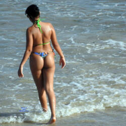 Pic #2 Boa Viagem Beach, Recife City - Beach, Brunette, Outdoors, Bikini Voyeur