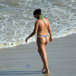 Pic #1 Boa Viagem Beach, Recife City - Beach, Brunette, Outdoors, Bikini Voyeur