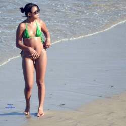 Pic #4 Boa Viagem Beach, Recife City - Beach, Brunette, Outdoors, Bikini Voyeur