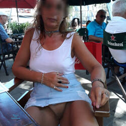 Pic #1 Animated Walk - Pantieless Girls, Public Exhibitionist, Flashing, Outdoors, Public Place, Shaved, Amateur