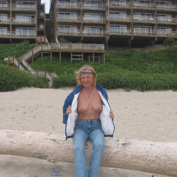 Pic #6 Sweetness At Cannon Beach - Nude Wives, Beach, Big Tits, Mature, Outdoors, Bush Or Hairy, Amateur