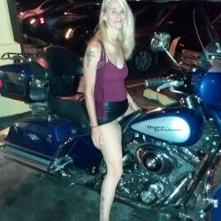 Pic #3 Out Riding - Pantieless Girls, Blonde, Public Exhibitionist, Flashing, Outdoors, Shaved, Amateur