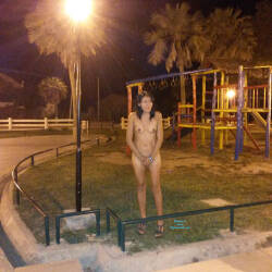 Pic #5 Plaza Del Ganadero III - Nude Girls, Brunette, Outdoors, Small Tits, Amateur, Public Exhibitionist