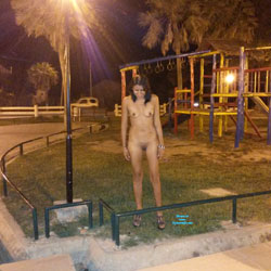 Pic #6 Plaza Del Ganadero III - Nude Girls, Brunette, Outdoors, Small Tits, Amateur, Public Exhibitionist