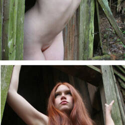 Pic #5 Old Barn Nudity - Nude Girls, Outdoors, Redhead, Bush Or Hairy, Amateur, Medium Tits