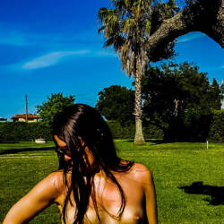 Pic #9 Tra Gaeta e Sabaudia - Brunette, Public Exhibitionist, Flashing, Outdoors, Amateur, Medium Tits