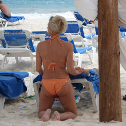 Pic #7 At The Beach - Topless Girls, Beach, Big Tits, Outdoors, Beach Voyeur