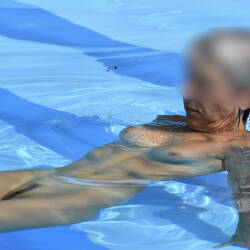 Pic #5 Refreshing Swim At The Pool - Nude Amateurs, Big Tits, Mature, Outdoors, Bush Or Hairy, Amateur