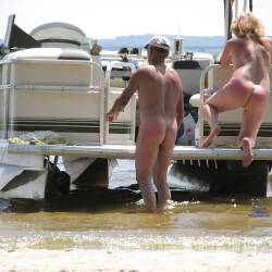 Pic #5 Oka Nude Beach In Quebec - Nude Girls, Beach, Brunette, Outdoors, Medium Tits, Beach Voyeur