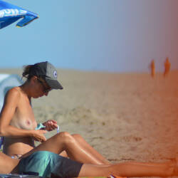 Pic #6 South Of France On Beach This Summer - Topless Girls, Outdoors, Medium Tits, Beach Voyeur, Beach