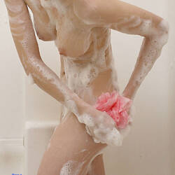 Pic #4 Just A Soapy Shower - Nude Girls, Big Tits, Brunette, Amateur, Wet Tits