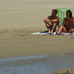 Pic #2 South Of France On Beach This Summer 3 - Topless Girls, Beach, Big Tits, Brunette, Outdoors, Beach Voyeur