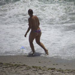 Pic #1 Plage - Topless Girls, Beach, Big Tits, Brunette, Outdoors, Beach Voyeur