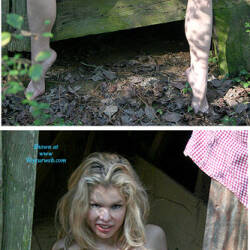 Pic #4 Old Barn Fun - Nude Girls, Big Tits, Blonde, Outdoors, Shaved, Amateur