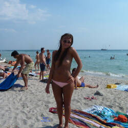 Pic #5 Beach Beauty - Topless Girls, Beach, Big Tits, Outdoors, Amateur