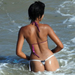 Recife City, Brazil - Beach, Brunette, Outdoors, Bikini Voyeur