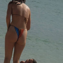 Pic #4 Inlet Beach - Beach, Brunette, Outdoors, Bikini Voyeur