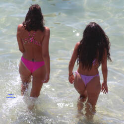 Pic #8 An Afternoon At The Beach - Beach, Brunette, Outdoors, Bikini Voyeur