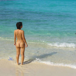 Pic #3 Caribbean Beach Vacations  - Nude Girls, Beach, Brunette, Outdoors, Small Tits, Amateur, Firm Ass