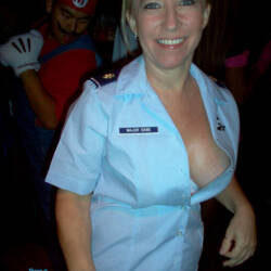 Pic #1 Haloween Party - Big Tits, Public Place, Amateur, Costume