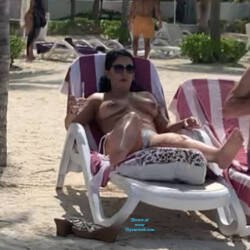 Pic #7 Cancun Vacation Girls - Beach, Big Tits, Brunette, Outdoors, Beach Voyeur, Topless Girls