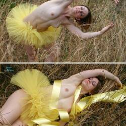 Pic #9 Outdoor Ballerina - Outdoors, Nature, Amateur, Medium Tits, Costume