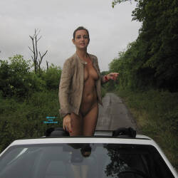 Pic #4 Jaguar Convertible II - Big Tits, Brunette, Mature, Outdoors, Amateur