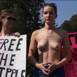 Pic #8 Free The Nipple Louisville - Topless Girls, Outdoors, Public Place, Medium Tits