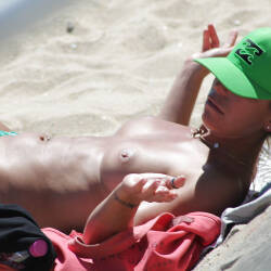 Pic #8 Beautiful Topless Women - Topless Girls, Beach, Big Tits, Brunette, Outdoors, Beach Voyeur